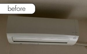 【邑楽町鶉】アパート2階のエアコン1台を無料回収！
