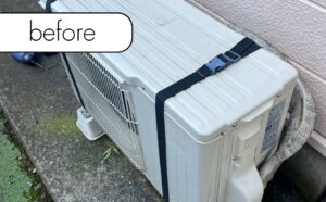 【えびの市末永】アパート1階のエアコン1台を無料回収！