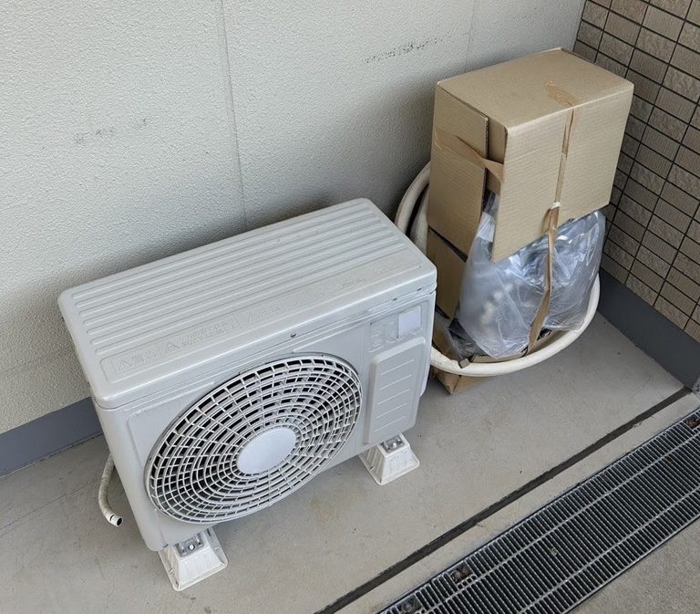 【大山町鈑戸】マンション2階のエアコン1台を無料回収！
