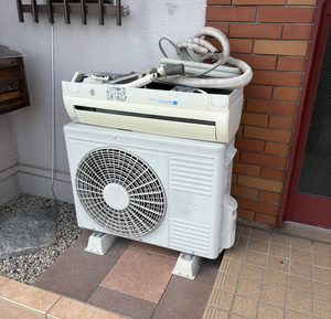 【八尾市植松町】戸建のエアコン1台を無料回収！