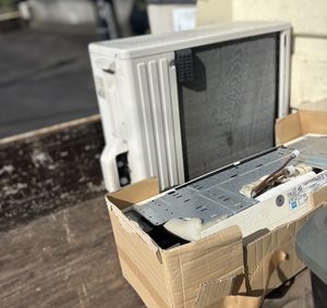 【松川町上片桐】戸建のエアコン1台を無料回収！