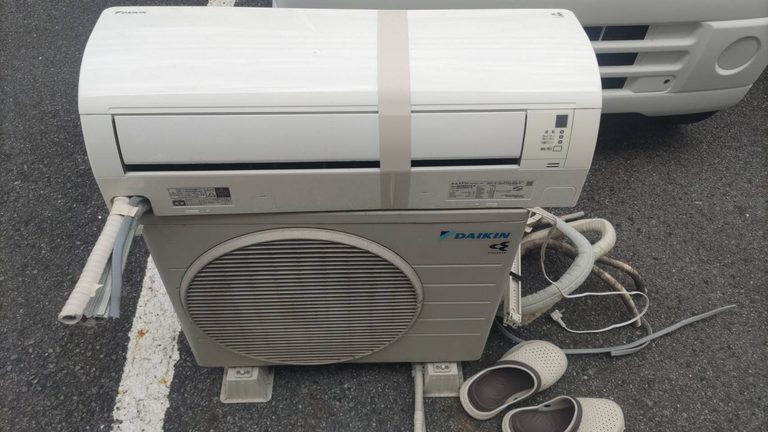 【阿南町上和合】アパート1階のエアコン1台を無料回収！