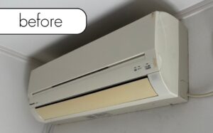 【栃木市岩舟町】アパート2階のエアコン1台を無料回収！