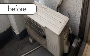 【小松島市大林町】マンション4階のエアコン1台を無料回収！