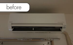 【湯梨浜町橋津】アパート3階のエアコン1台を回収！