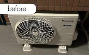【宇都宮市一条】マンション2階のエアコン1台を回収！