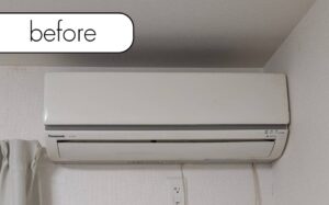 【茨木市鮎川】マンション5階のエアコン1台を無料回収！