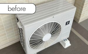 【守口市金田町】マンション4階のエアコン1台を無料回収！