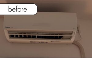 【新潟市西蒲区栄町】アパート1階のエアコン1台を無料回収！