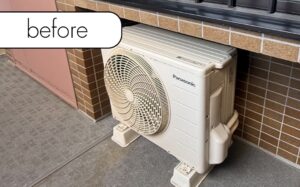 【新潟市北区須戸】マンション3階のエアコン1台を回収！